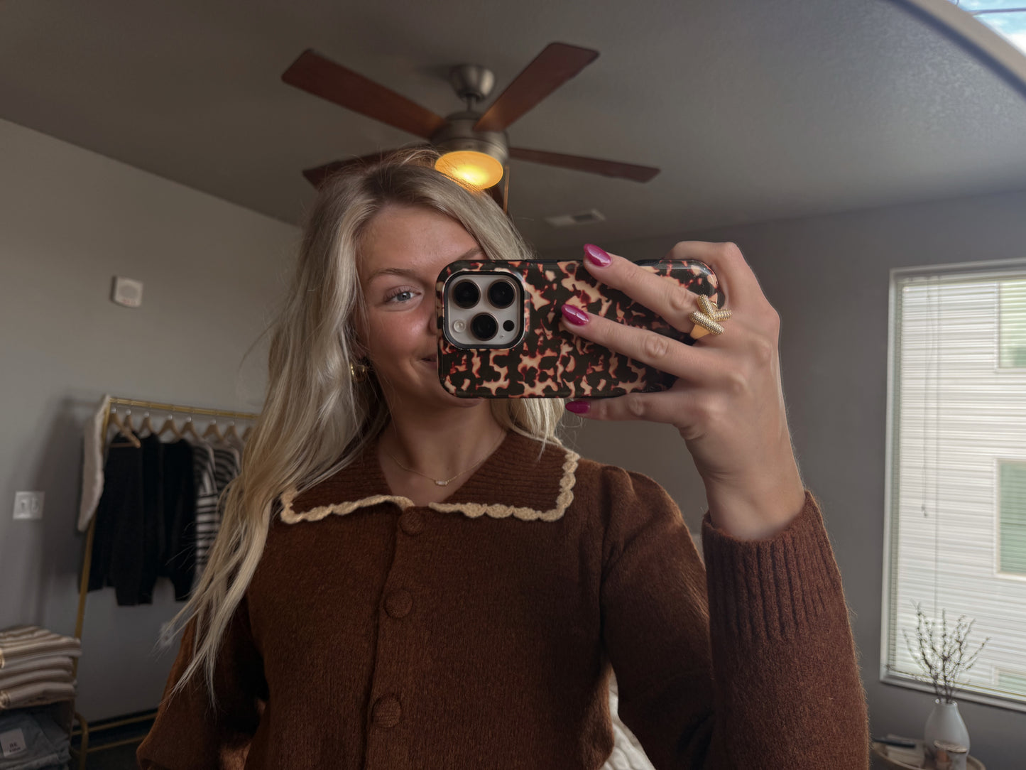 Scalloped Collar Sweater