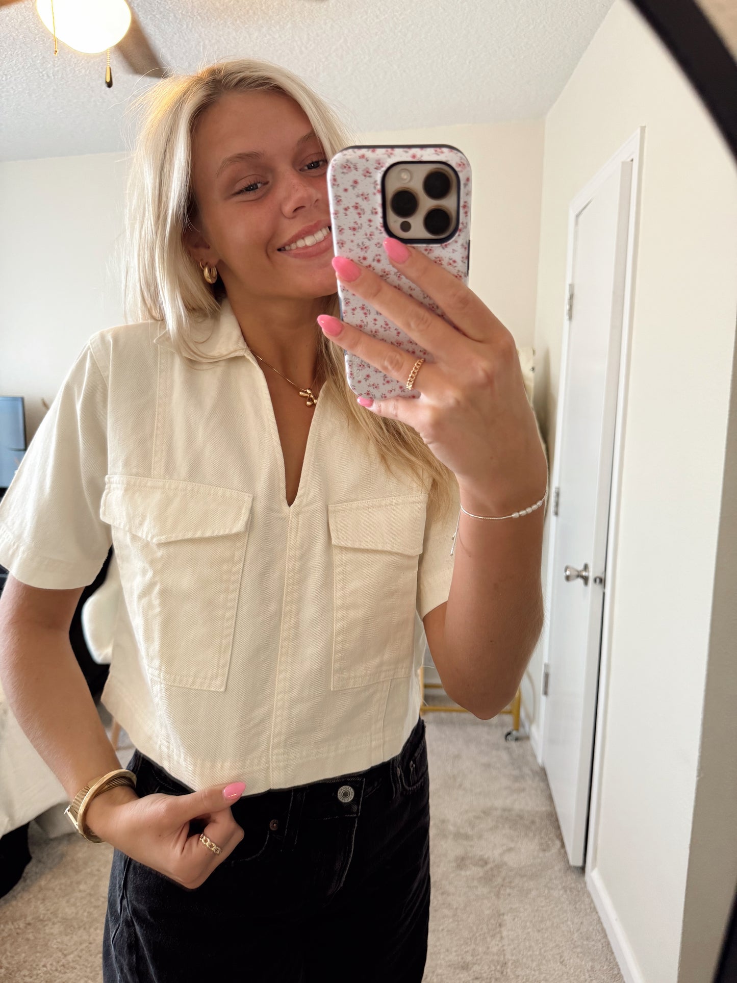 Spring Denim Top