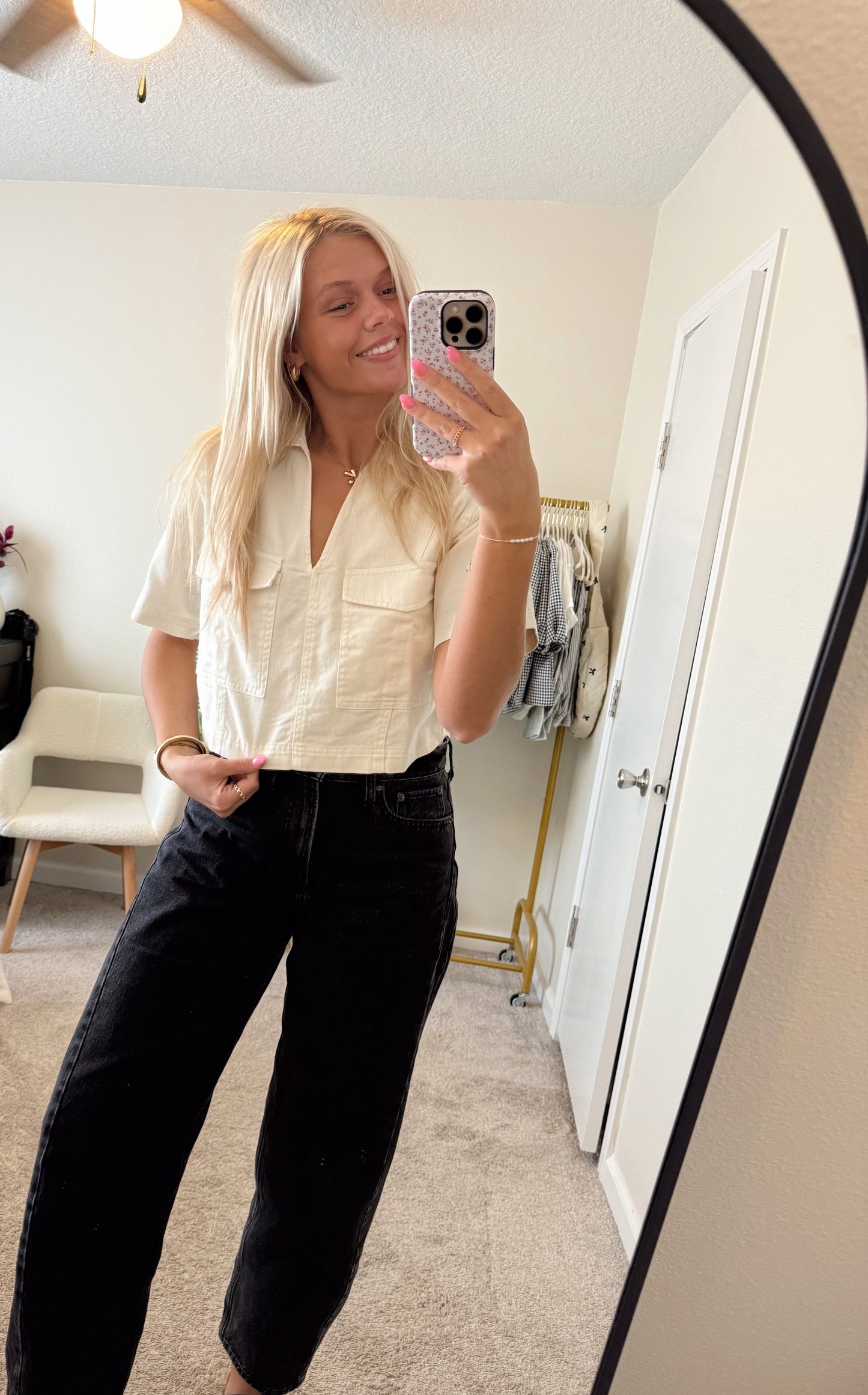 Spring Denim Top