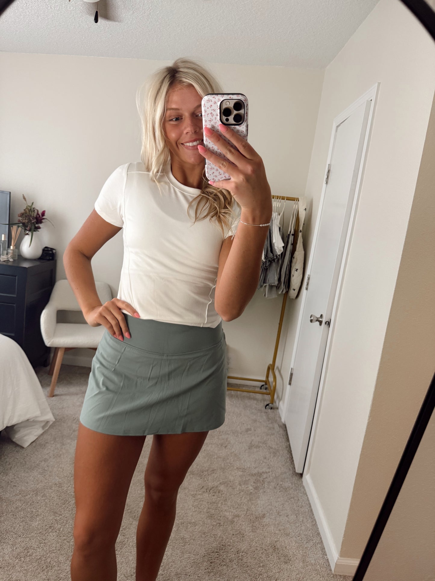 Spring White Tee