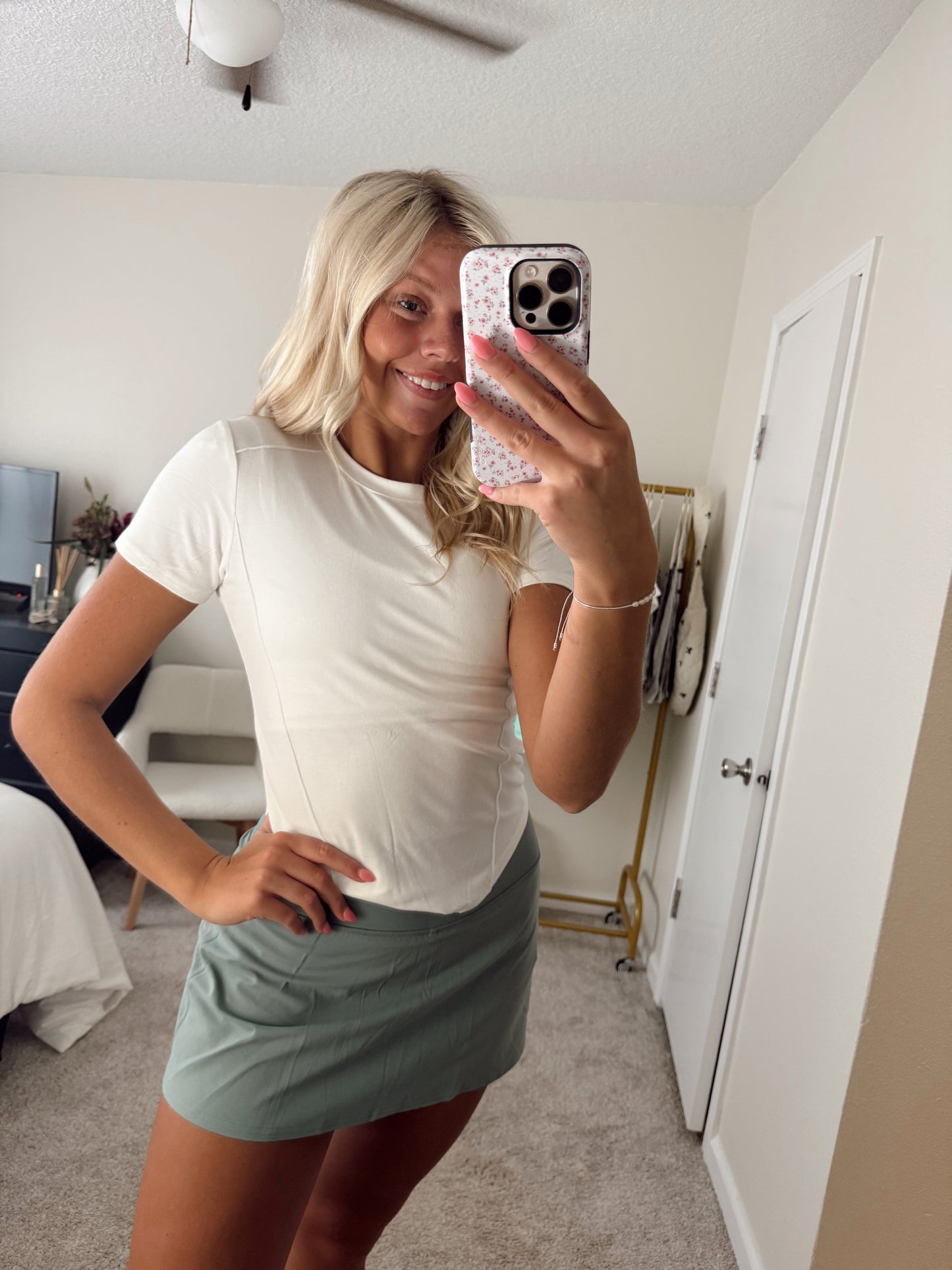 Spring White Tee