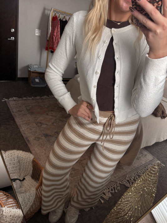 Striped Sweater Pants