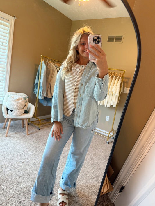 Weather Washed Denim Jacket