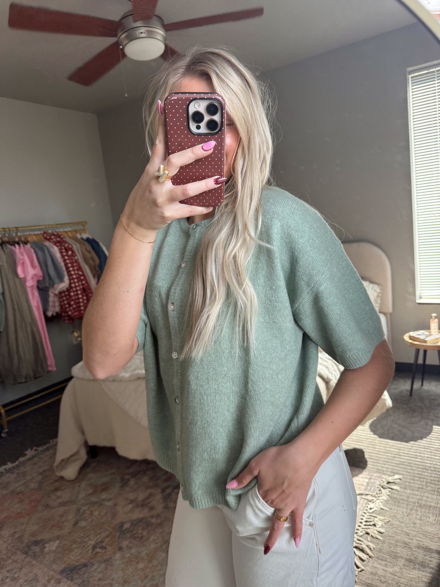 Lovely Green Sweater Top