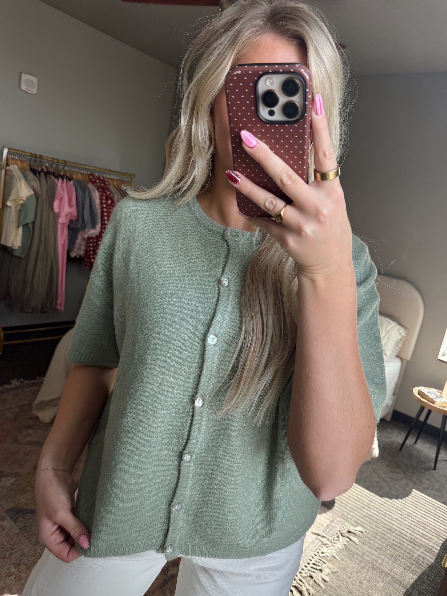 Lovely Green Sweater Top
