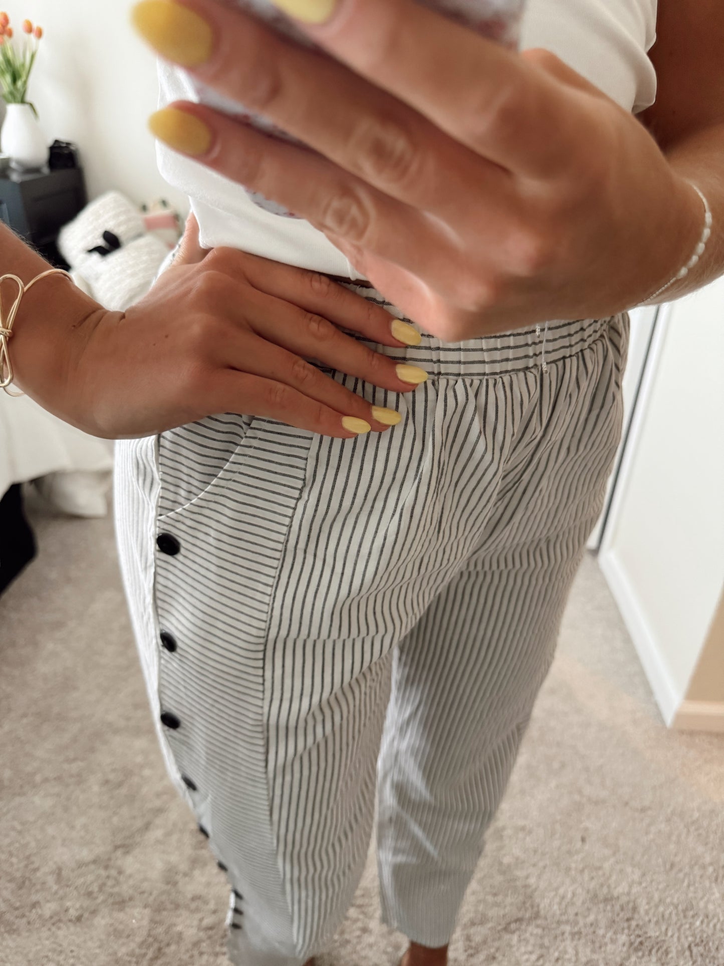 Striped Trouser Pants