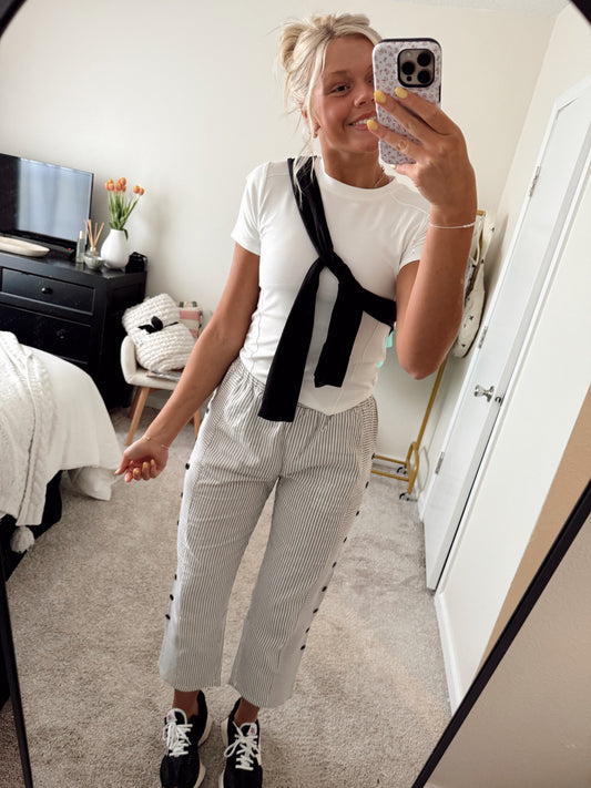 Striped Trouser Pants